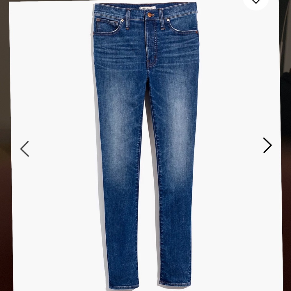 Madewell 9” midrise skinny jeans